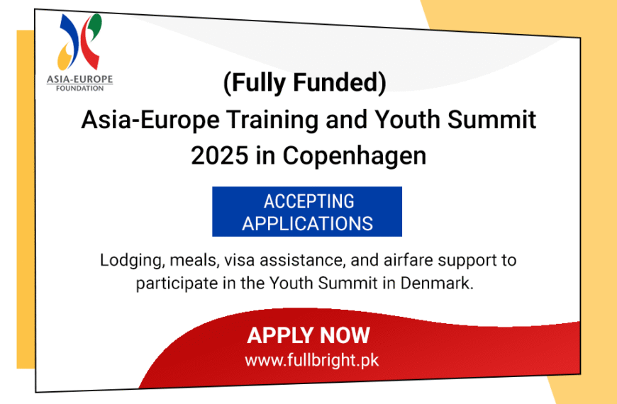 Asia-Europe Youth & Skills Development Summit…