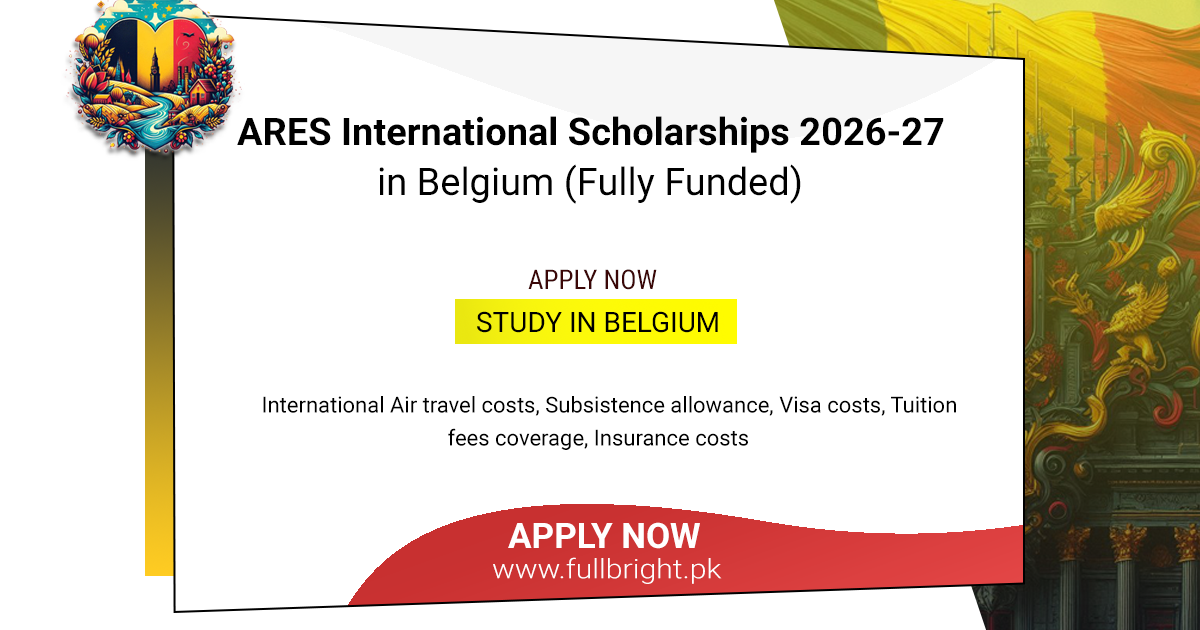 ares international scholarship 2026-27 belgium fully funded