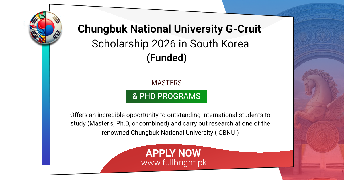 chungbuk national university scholarship 2026