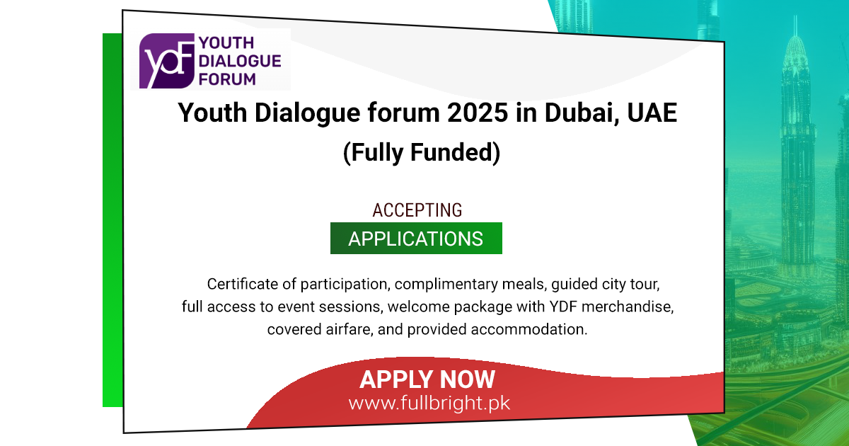Youth Dialogue Forum 2025 in Dubai, UAE (Fully Funded)